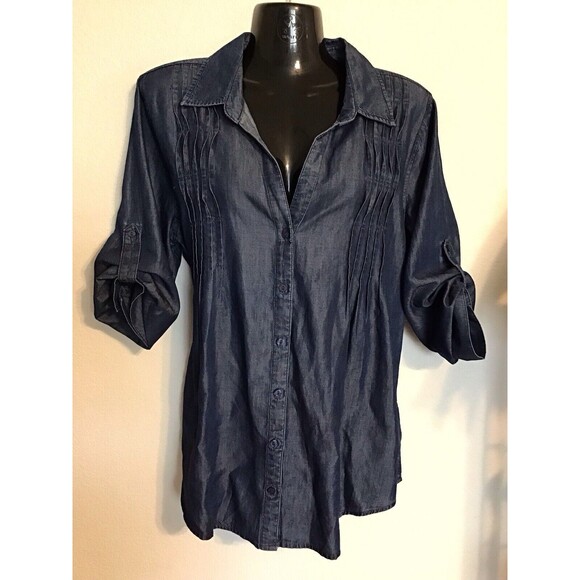 Gloria Vanderbilt, Women’s Button Up Blouse. Size Medium - Picture 1 of 7